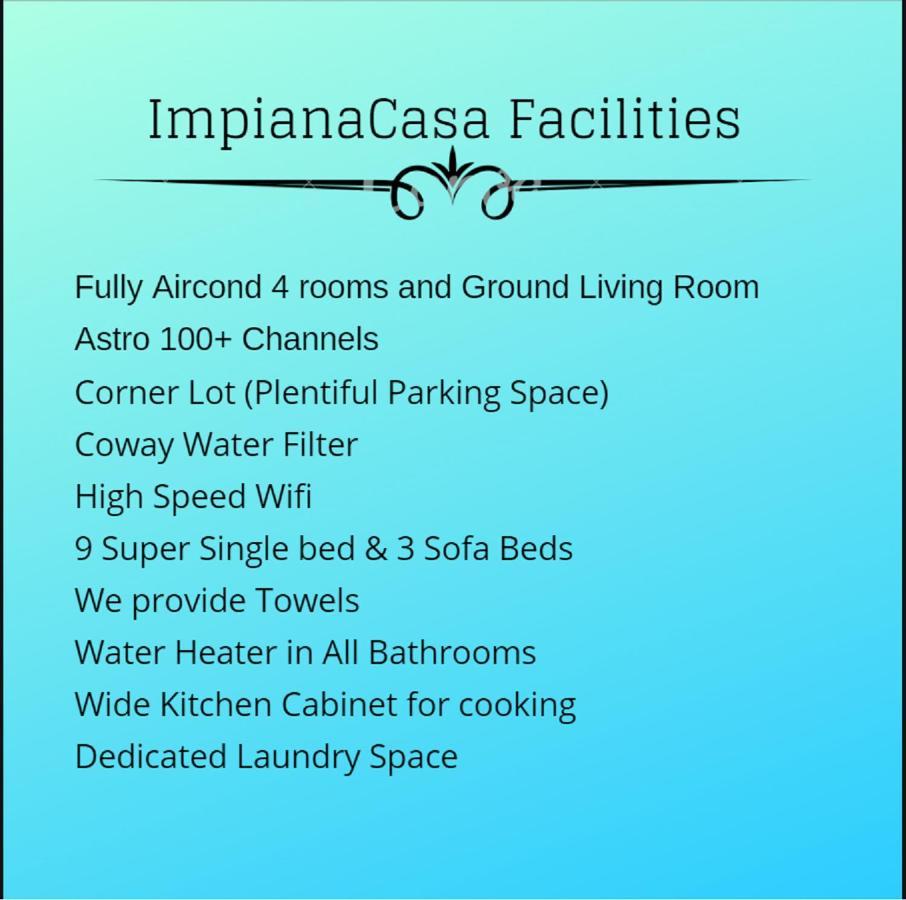 Impianacasa Kluang Homestay Экстерьер фото